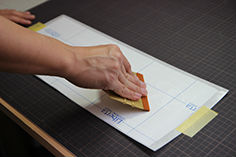 転写シートの剥がし方